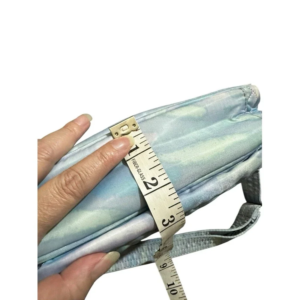 Lug Carousel RFID Convertible Crossbody Secure Travel Purse 9x7 Mystic Sea Glass